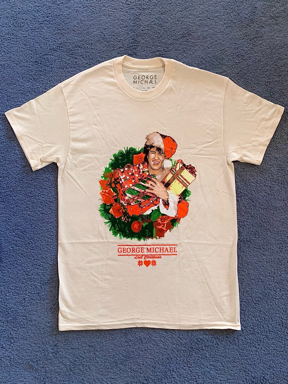 NWOT George Michael Last Christmas Graphic T-shirt